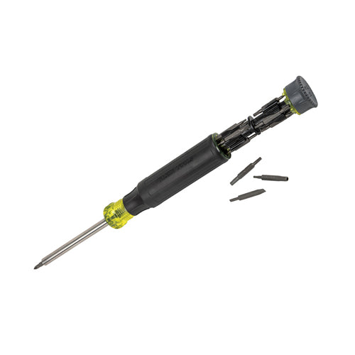 Klein Tools 32327, 27-in-1 Multi-Bit Precision Screwdriver with Tamperproof Bits