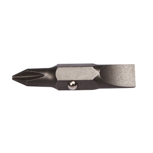 Klein Tools 32398, Bit #1 Phillips 1/4-Inch Slotted