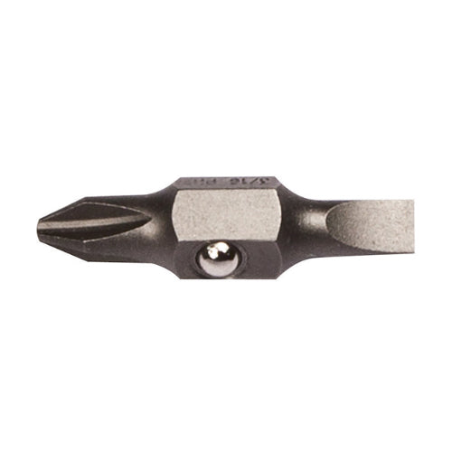 Klein Tools 32412, Bit for Stubby #2 PH 3/16-Inch Slotted