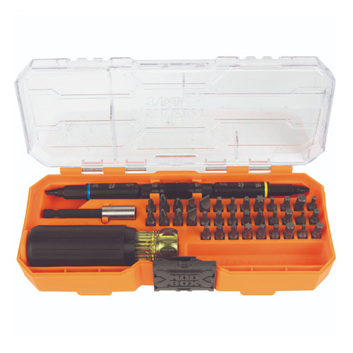 Klein Tools 32501HD, KNECT™ Impact-Rated Multi-Bit Screwdriver / Nut Driver Set, 46-Piece
