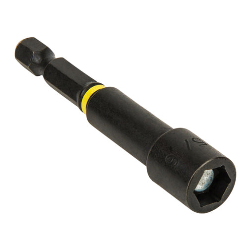 Klein Tools 32793, S2 Steel Pro Impact Power Bits, 5/16-Inch Nut Driver, Yellow, 3-Pack