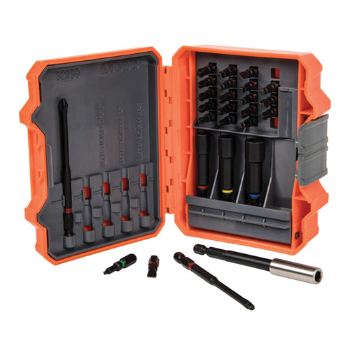 Klein Tools 32799, S2 Steel Pro Impact Power Bit Set, 26-Piece