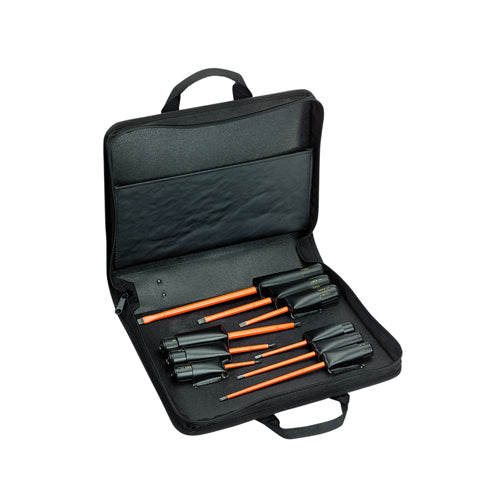 Klein Tools 33528, Screwdriver Set, 1000V Insulated Slotted and Phillips, 9-Piece