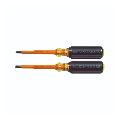 Klein Tools 33532-INS, Screwdriver Set, 1000V Insulated Slotted and Phillips, 2-Piece