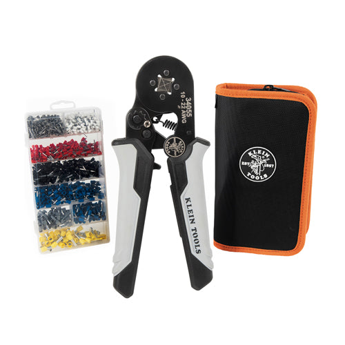 Klein Tools 34060, Ratcheting Ferrule Square Crimper Set