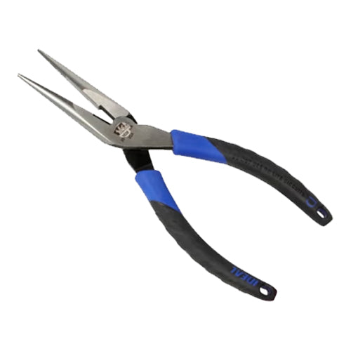 Ideal Industries 35-3038, Long-Nose Pliers w/Cutter 8-1/2", Smart-Grip™