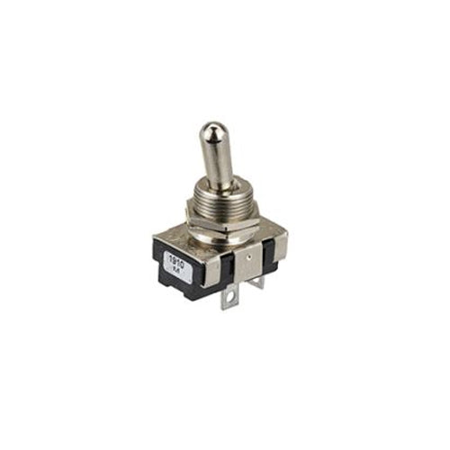 Techspan 35-3056, Heavy Duty Toggle Switch, On-Off Circuit, Single Pole/Single Throw (SPST), 20A, Brass Bat Actuator, Solder Terminal