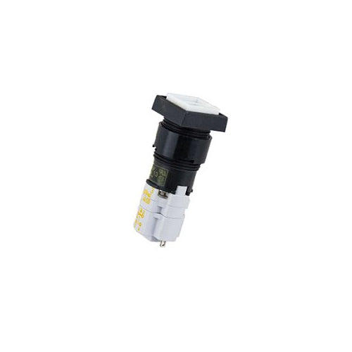 Techspan 35-3412, Lighted Push Button Switch, (1NC)/(1NO) Circuit, Single Pole/Double Throw (SPDT), 4A, Square Actuator, Solder Eyelet Terminal
