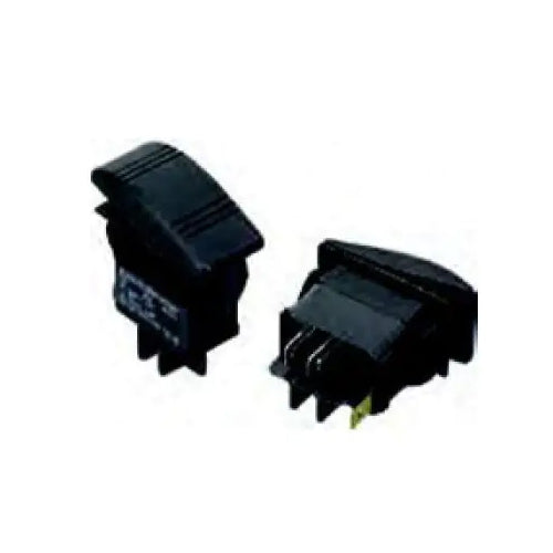 Techspan 35-3575, Automotive/Marine Rocker Switch, (On)-Off-(On) Circuit, Double Pole/Double Throw (DPDT), 20A, Blue Lamp, Quick Connect Terminal