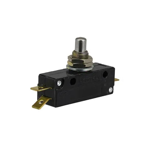 Techspan 35-462, General Purpose Snap Action Switch, Single Pole/Double Throw (SPDT), 15A, Plunger with Over Travel Actuator, Quick Connect Terminal