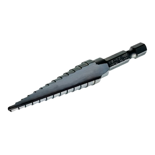 Ideal Industries 35-521, Quick Change Step Drill Bit, 1/8" - 1/2"