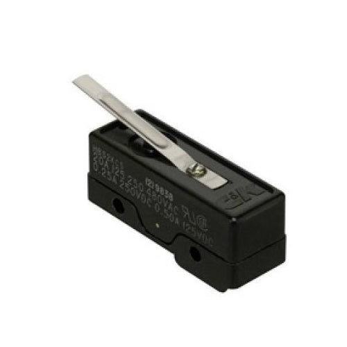 Techspan 35-828, General Purpose Snap Action Switch, Single Pole/Double Throw (SPDT), 20A, Leaf Lever Actuator, Screw Terminal
