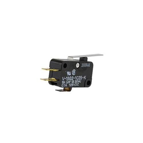 Techspan 35-844, Miniature Snap Action Switch, Single Pole/Double Throw (SPDT), 15A, Lever Actuator, Quick Connect Terminal