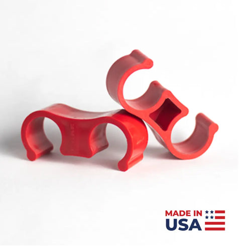 Rack-A-Tiers 35075.RCS, Slammers, 3/4" Rigid/PVC Conduit Spacer, Red, 50 Pack
