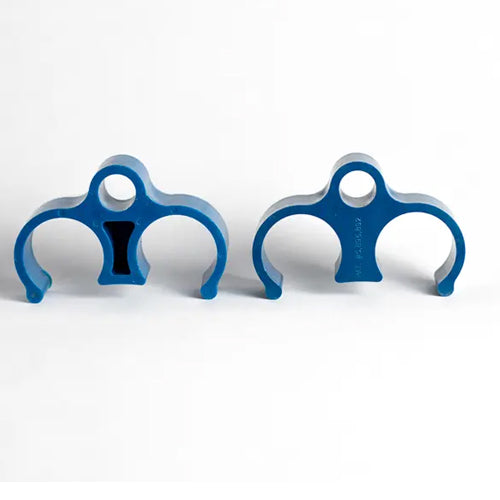 Rack-A-Tiers 35100.RSWS, Slammers, 1" Rigid/PVC Conduit Spacer with Support Hole, Blue, 50 Pack