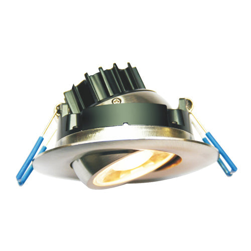 Lotus LL3G-5CCT-BN, 3" Eyeball Round Brushed Nickel Recessed Gimbal LED, 120VAC, 5CCT, 7.5W, 580-650 Lumens, Dimmable, 38° Beam Angle