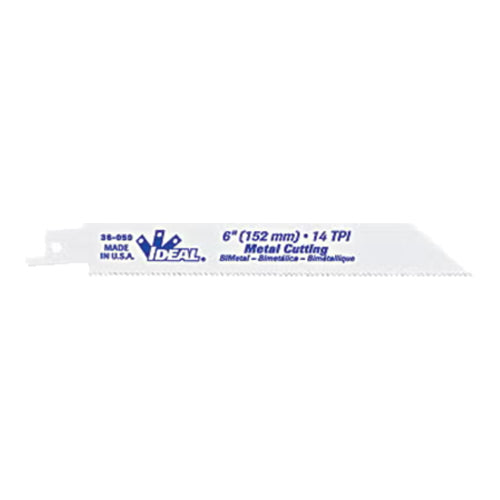 Ideal Industries 36-060, Reciprocating Blade Metal Cutting, 8", 18 TPI, Pack of 5