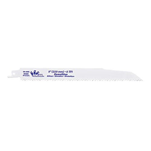 Ideal Industries 36-096, Reciprocating Blade Demolition, 9", 10 TPI, Pack of 2