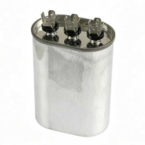 Rotom 36-25-103744, 12167, Oval Run Capacitor, 25/10 MFD, 370/440 Volt, 2.8'' W x 1.77'' D x 3.74'' H