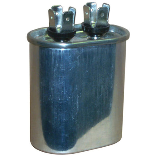 Rotom 36-7.5J370, 12007, Oval Run Capacitor, 7.5 MFD, 370 Volt, 2.03'' W x 1.24'' D x 2.36'' H