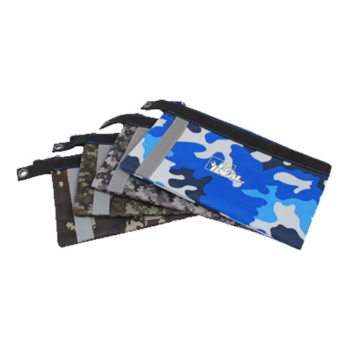 Ideal Industries 37-060, Pro Series Camo Flat Zipper Pouch Set, 4-Piece