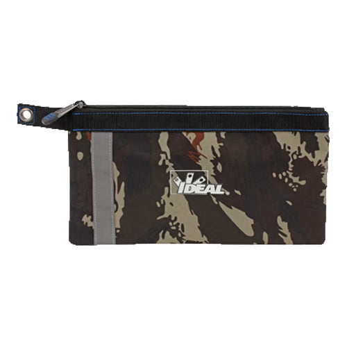 Ideal Industries 37-064, Pro Series Wooded Camo Flat Zipper Pouch