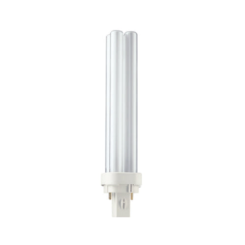Philips Lighting 383232, PL-C 26W/830/2P/ALTO, PL-C Cluster 2-Pin Compact Fluorescent Lamp, G24D-3 Base, 26.5W, 3500K Neutral White, 1800 Lumens, 82 CRI, 10 Packs