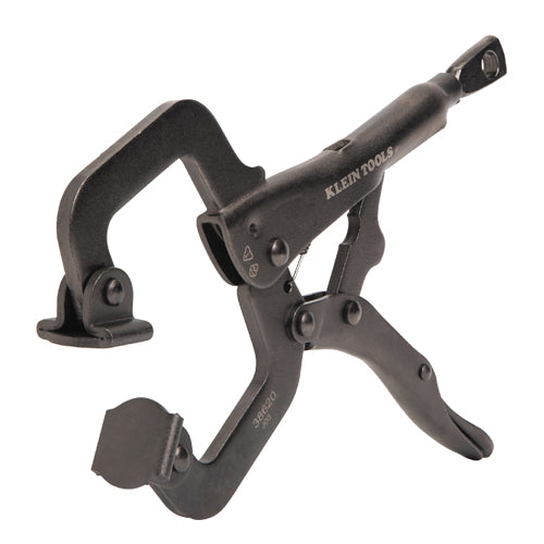 Klein Tools 38620, C-Clamp Locking Pliers With Swivel Jaws, 6-Inch