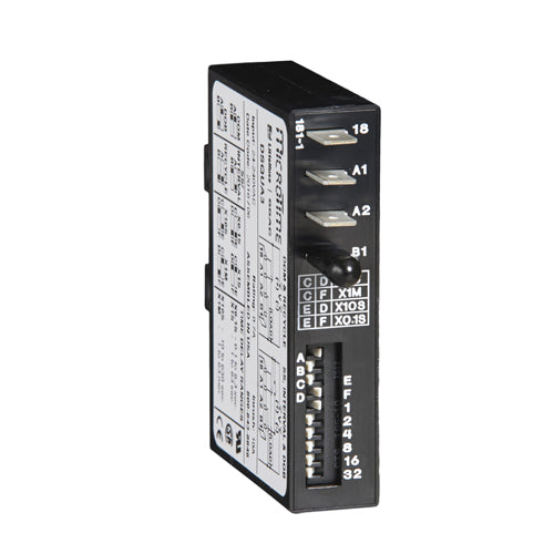Littelfuse DSQUD3, DSQU / DSTU Series, 9-110VDC, Programmable (Multi-Function) Time Delay Relay SPST-NO (1 Form A) 0.1 Sec ~ 63 Min Delay Chassis Mount