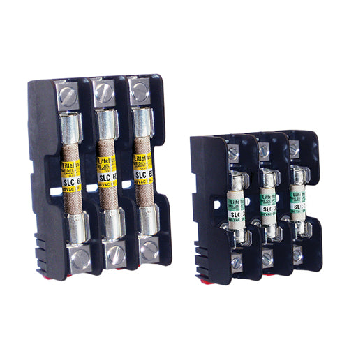 Littelfuse LFG 30A Class G Fuse Block With Box Lug Terminal, 3 Poles, 480Vac, LFG48030-3CDINR