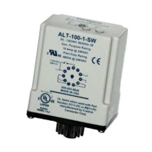 Littelfuse ALT-100-1-SW, ALT Pump Controls Series, Alternating Relay DPDT, 95-120VAC, 11-pin Magnal Mounting