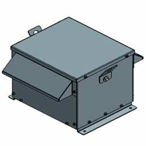 Electric Power 3J8PDBN3T0, 3KVA, General Purpose Isolation Transformer, 1 Phase, Primary 347V, Secondary 120V, Copper, NEMA 3R Enclosure, Outdoor Rated