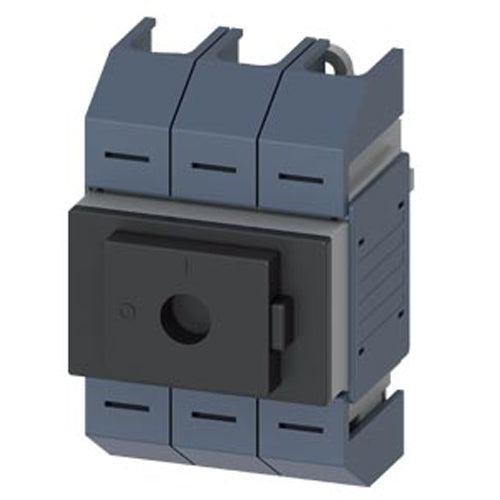 Siemens 3KD03302LG203, Switch Disconnector 63A, Size 02, 3-Pole Front Operating Mechanism Center Basic Unit Without Handle Box Terminal