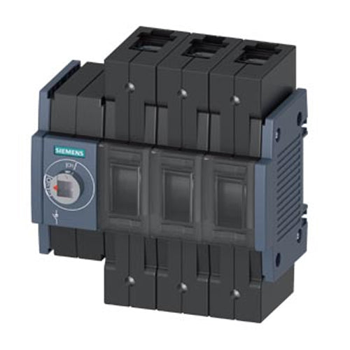 Siemens 3KD30302NE100, Switch Disconnector 100A, Size 2, 3-Pole Front Operating Mechanism Left Basic Unit Without Handle Box Terminal