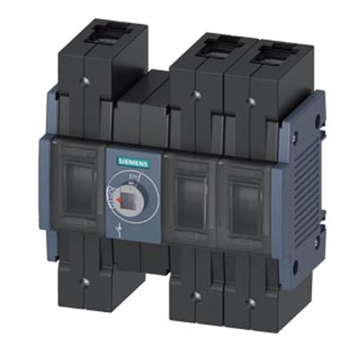 Siemens 3KD34302NE200, Switch Disconnector 160A, Size 2, 3-Pole Front Operating Mechanism Center Basic Unit Without Handle Box Terminal