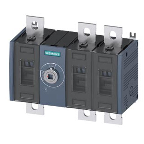 Siemens 3KD40300PE200, Switch Disconnector 315A, Size 3, 3-Pole Front Operating Mechanism Center Basic Unit Without Handle Flat Terminal