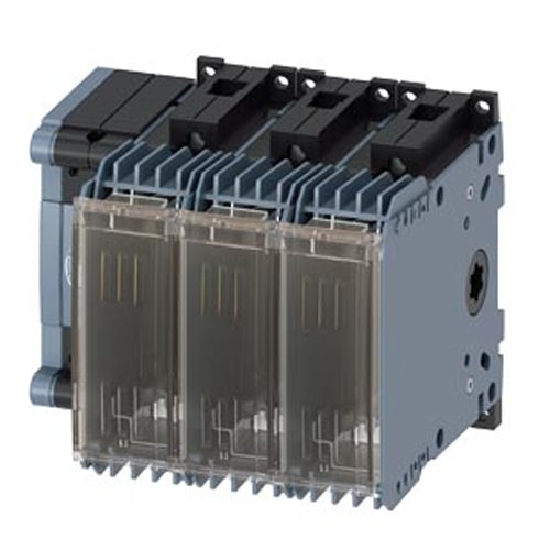 Siemens 3KF13060LB11, Switch Disconnector with Fuse 63 A, Frame Size 1, 3-Pole for LV HRC Fuse Size 000 and 00 Front Operating Mechanism Left Basic Unit Without Handle Box Terminal Without Fuses