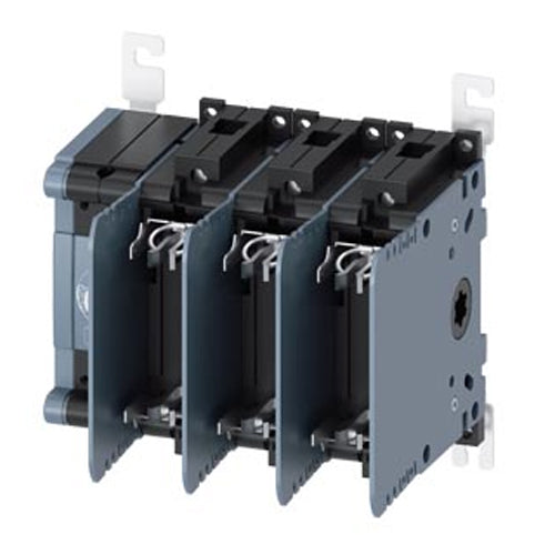 Siemens 3KF13080LB51, Switch Disconnector with Fuse 3KF SITOR, 80 A, Frame Size 1, 3-Pole, For LV HRC Fuse Size 000 for Semiconductor Prot Front Operating Mechanism Left, without Handle, Box Terminal without Fuses without Fuses