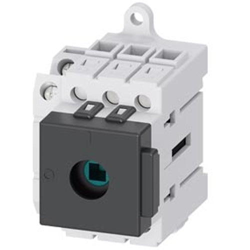 Siemens 3LD30101TK05, 3LD3 Switch Disconnector, Iu 16 A Main Switch 3-Pole Rated Operational Power at AC-23 A at 400 V 7.5 KW Basic Switch without Knob-Operated Mechanism with Auxiliary Switches 1 NO + 1 NC