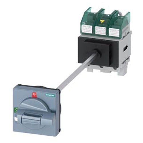 Siemens 3LD52100TK11, SENTRON 3LD5 Switch Disconnector UL, Main Switch, 3-Pole, Operational Power at AC-23 A at 400 V: 30 KW, Floor Mounting with Door Coupling, Defeatable Rotary Operating Mechanism