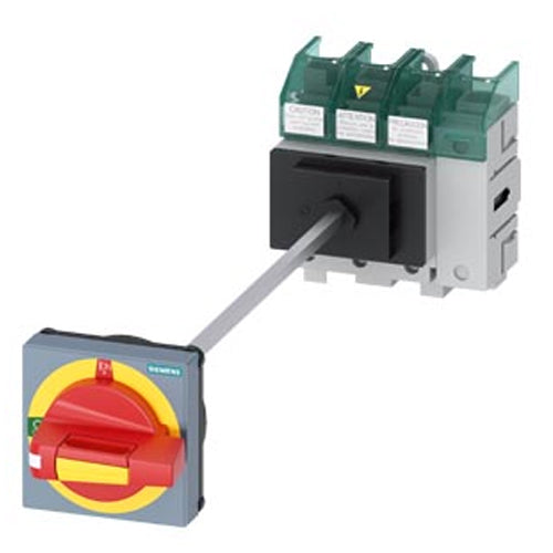 Siemens 3LD52100TL13, SENTRON 3LD5 Switch Disconnector UL, Emergency-OFF Switch, 4-Pole, Operational Power at AC-23 A at 400 V: 30 KW, Floor Mounting with Door Coupling