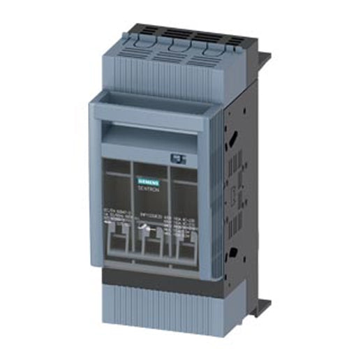 Siemens 3NP11231BC20, SENTRON, Fuse Switch Disconnector 3NP1, 3-Pole, NH000, 160 A, For 8US Busbar System 60 mm, Box Terminal, Cover Level 32/70 mm