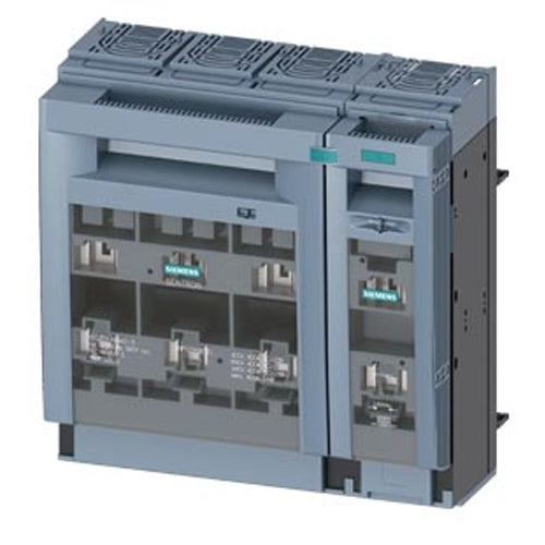 Siemens 3NP11541BC20, SENTRON, Fuse Switch Disconnector 3NP1, 4-Pole, NH2, 400 A, For 60mm 8US Busbar System, Box Terminal, Cover Level 32/70 mm