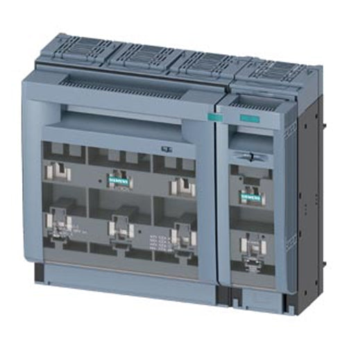 Siemens 3NP11641BC20, SENTRON, Fuse Switch Disconnector 3NP1, 4-Pole, NH3, 630 A, For 60mm 8US Busbar System, Box Terminal, Cover Level 32/70 mm