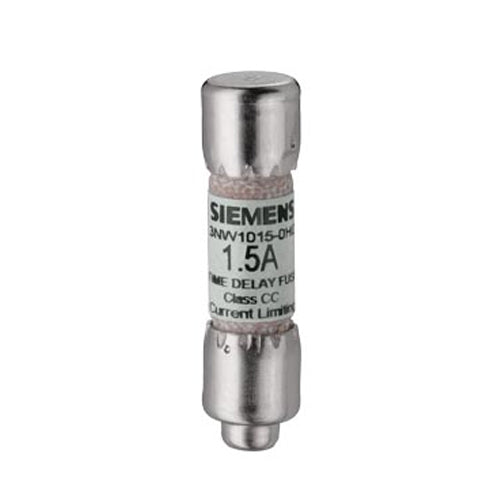 Siemens 3NW10300HG, SENTRON, Cylindrical Fuse Link, Class CC, 3 A, Time-Lag, Un AC: 600 V, Respect National Installation Rules! For Protection Of Control Transformers, Reactors And Selenoids