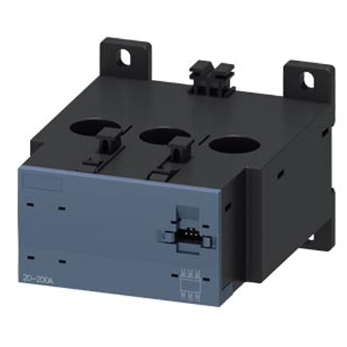 Siemens 3RB2956-2TG2, Current Transformer 20...200 A For 3RB22/23/24 Size S6 Contactor Mounting/Stand-Alone Installation Main Circuit: Straight-Through Transformer Auxiliary Circuit