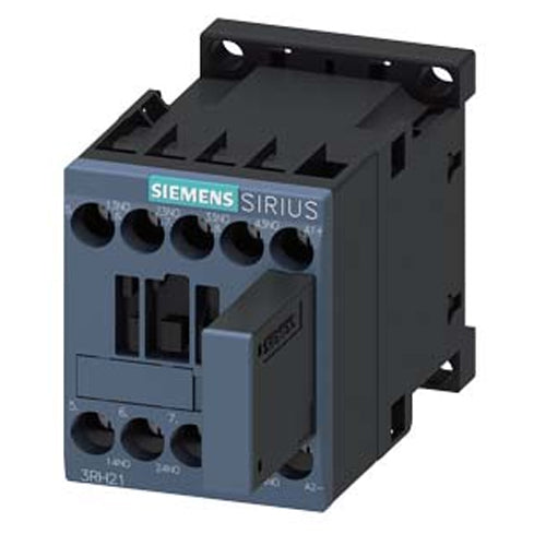 Siemens 3RH21401WB40, Coupling Contactor Relay, 4 NO, 24 V DC, 0.85-1.85*Us, with Varistor Plugged On, Screw Terminal, Frame Size S00
