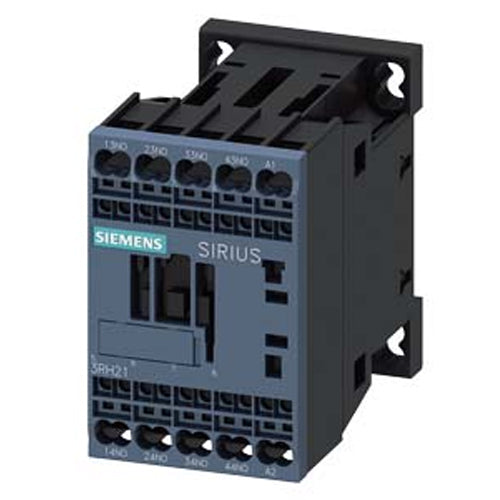 Siemens 3RH21402AH00, Contactor Relay, 4 NO, 48 V AC, 50/60 Hz, Spring-Loaded Terminal, Frame Size S00