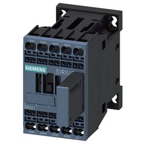 Siemens 3RH21402WB40, Coupling Contactor Relay, 4 NO, 24 V DC, 0.85-1.85*Us, with Varistor Plugged On, Spring-Loaded Terminal, Frame Size S00