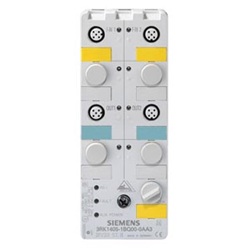 Siemens 3RK1405-1BQ00-0AA3, AS-I K60F Compact Digital I/O Module, 2 Inputs, 2 Outputs